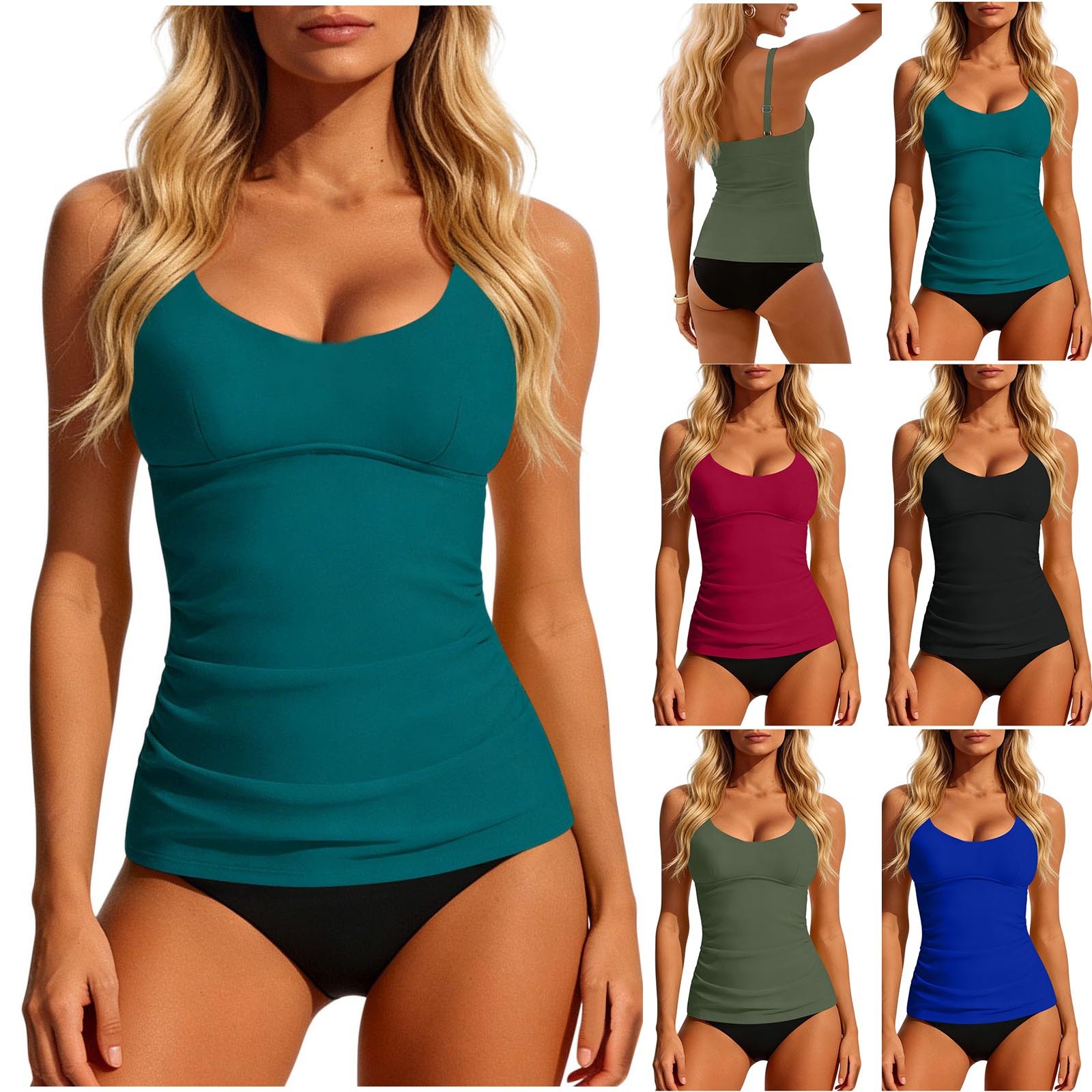 Tankini para mujer 2026, top d - Crop Top Women reseña y precio