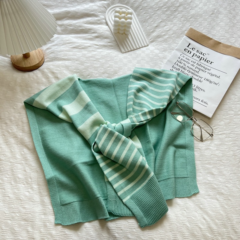 Chal de hombro a rayas de punt - Women'S Fashion Website reseña y precio