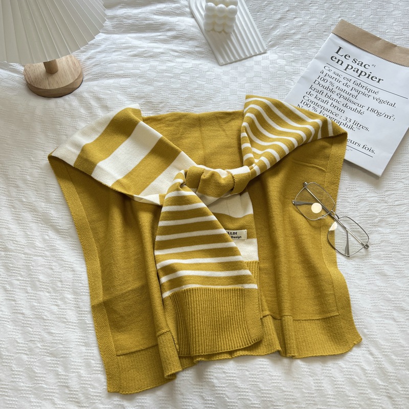 Chal de hombro a rayas de punt - Women'S Fashion Website reseña y precio
