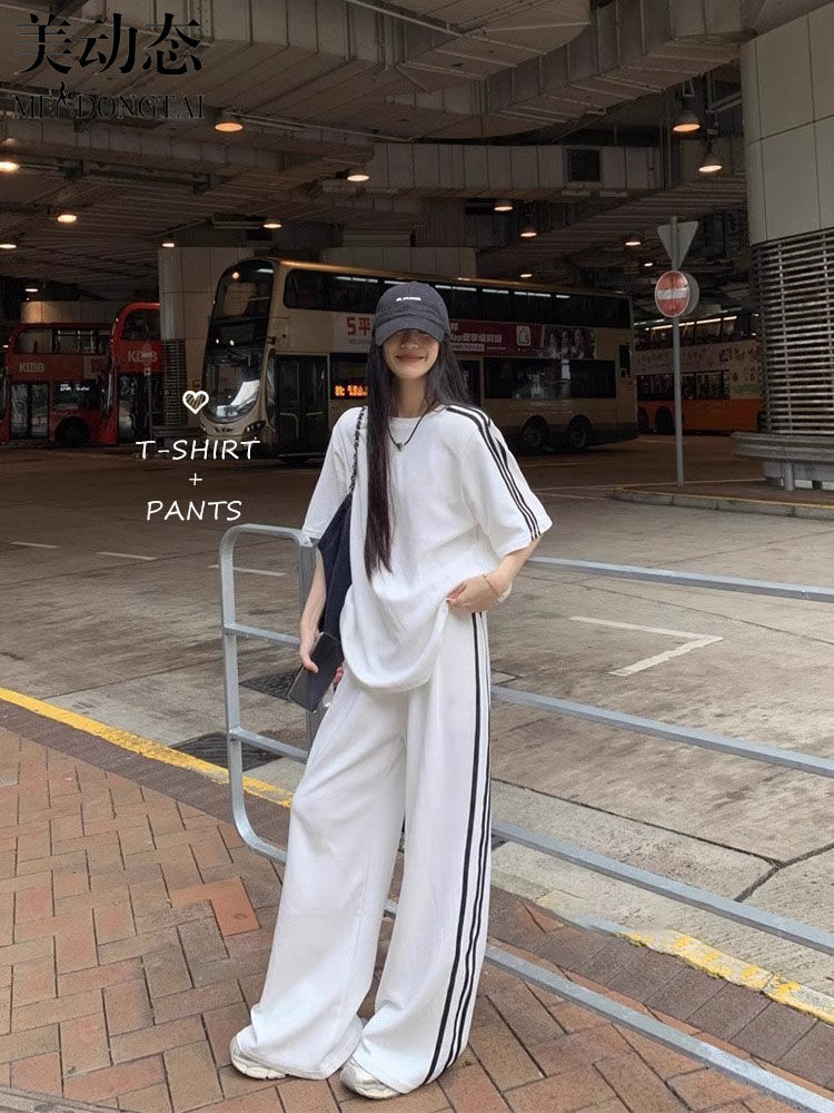 Conjunto informal holgado de d - Wide Leg Palazzo Pants reseña y precio