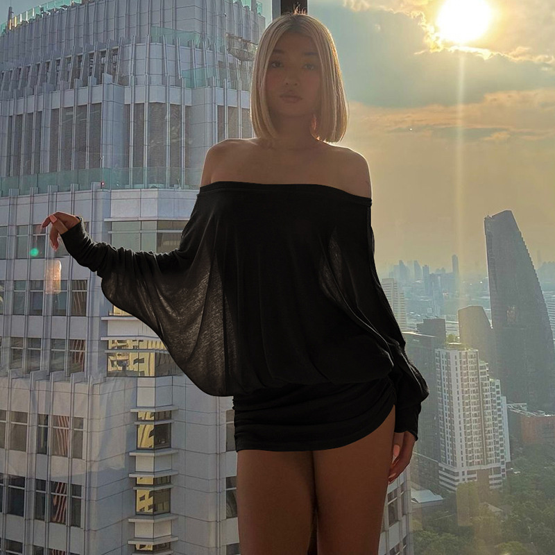 Vestido Mini Transparente con  - Bodycon Dress Women reseña y precio