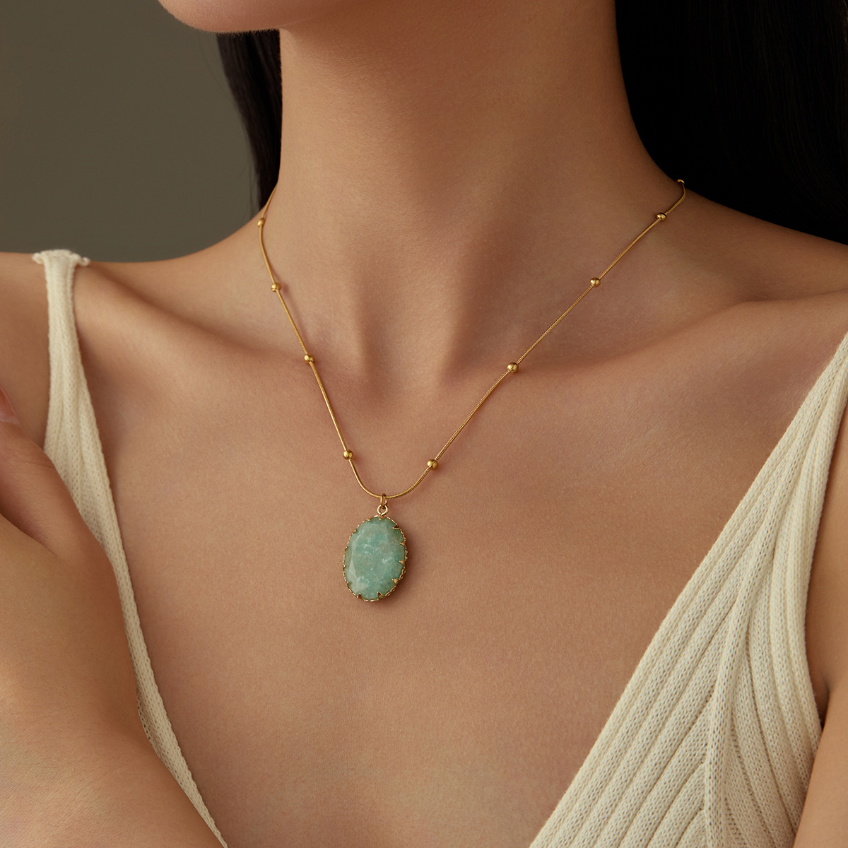 NIMAI-collar con colgante de p - Women'S Fashion Website reseña y precio