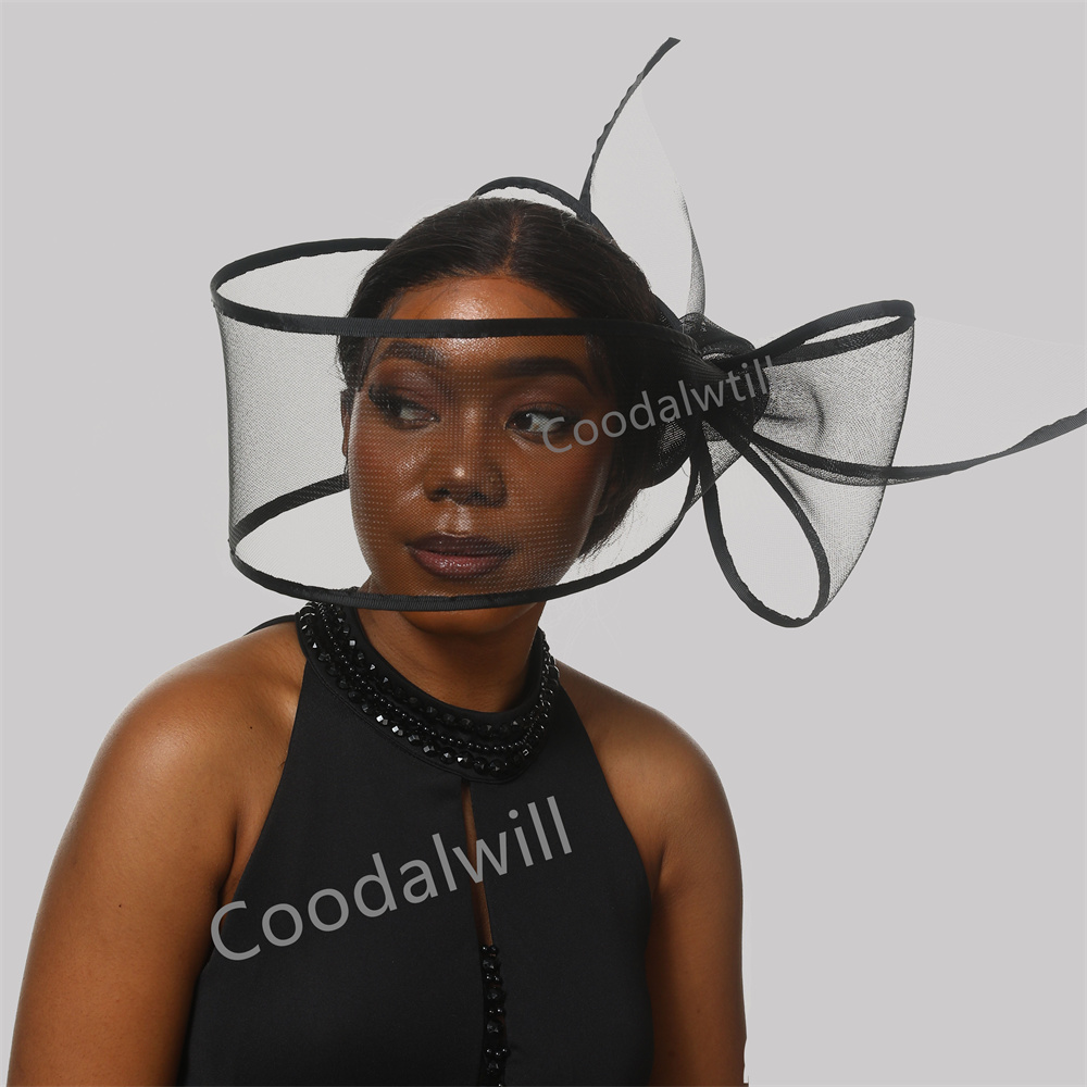 Sombrero fascinador negro y bl - Women'S Fashion Kentucky Derby reseña y precio