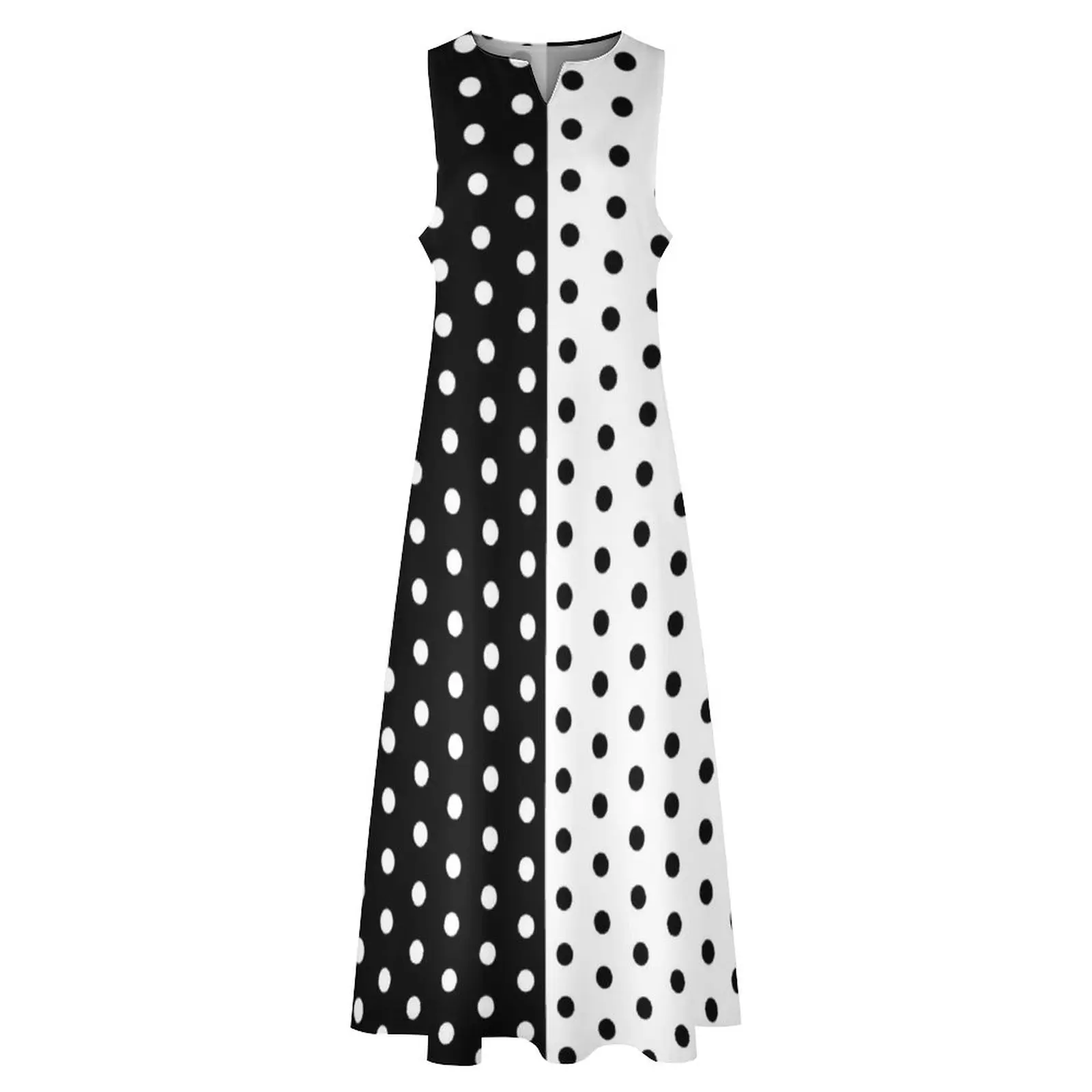 Vestido Retro de dos tonos par - Maxi Dress Boho reseña y precio