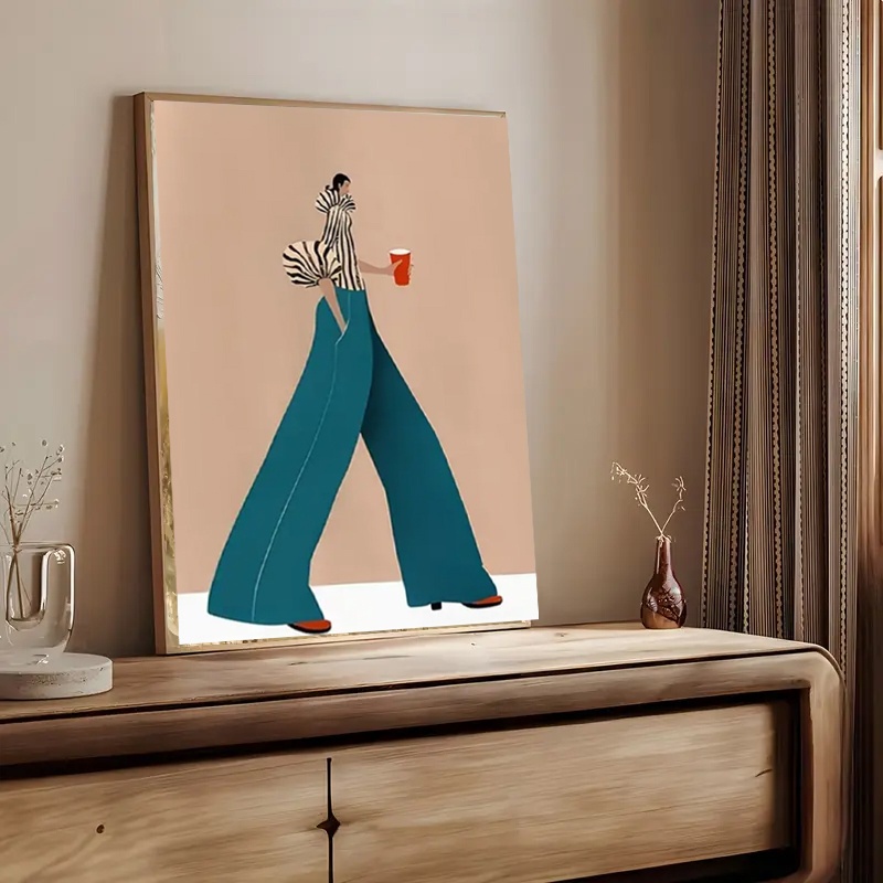Impresiones de carteles de muj - Women'S Fashion Trousers reseña y precio
