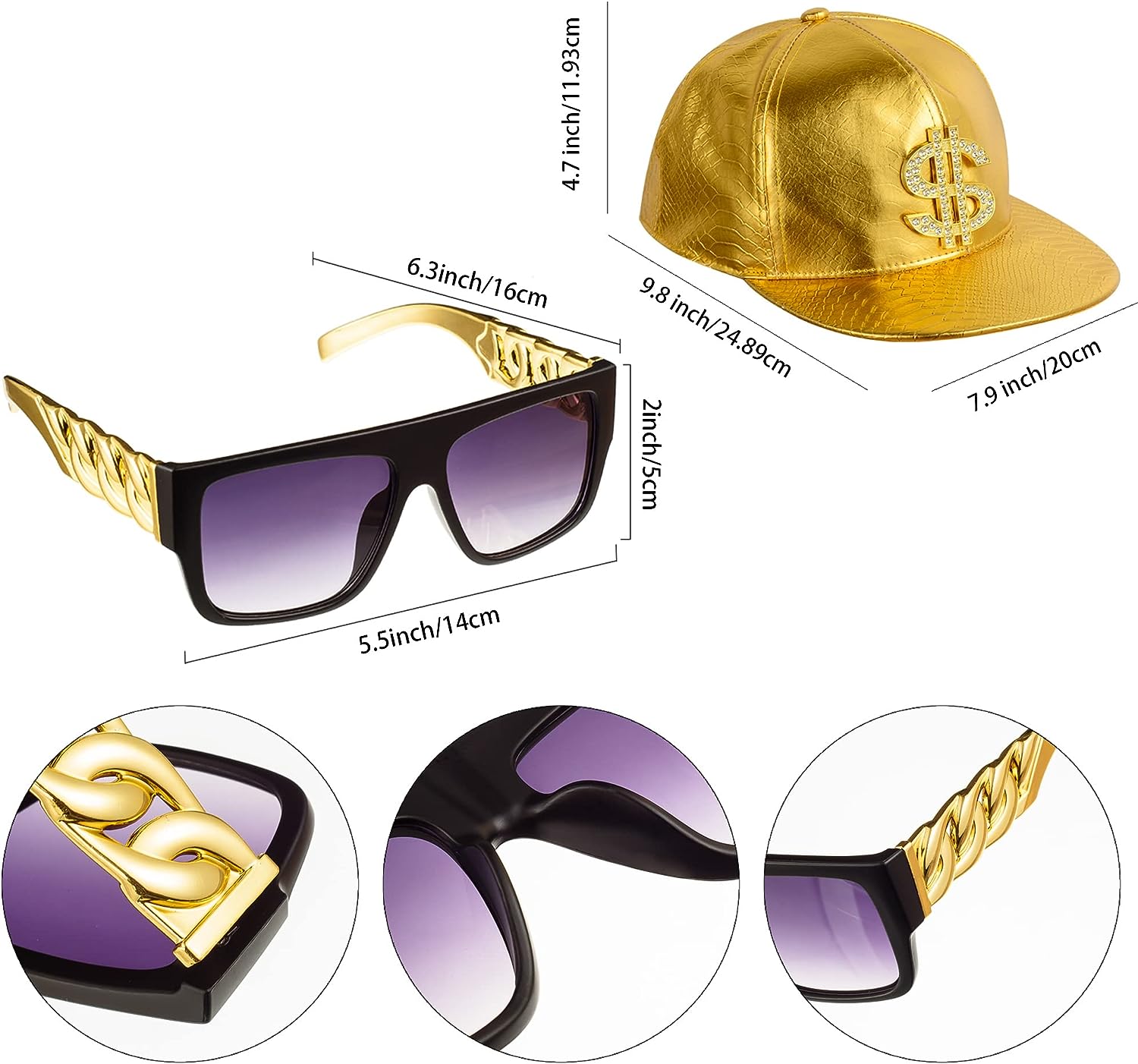 PESENAR-Kit de disfraz de Hip  - Women'S Fashion From The 80S reseña y precio