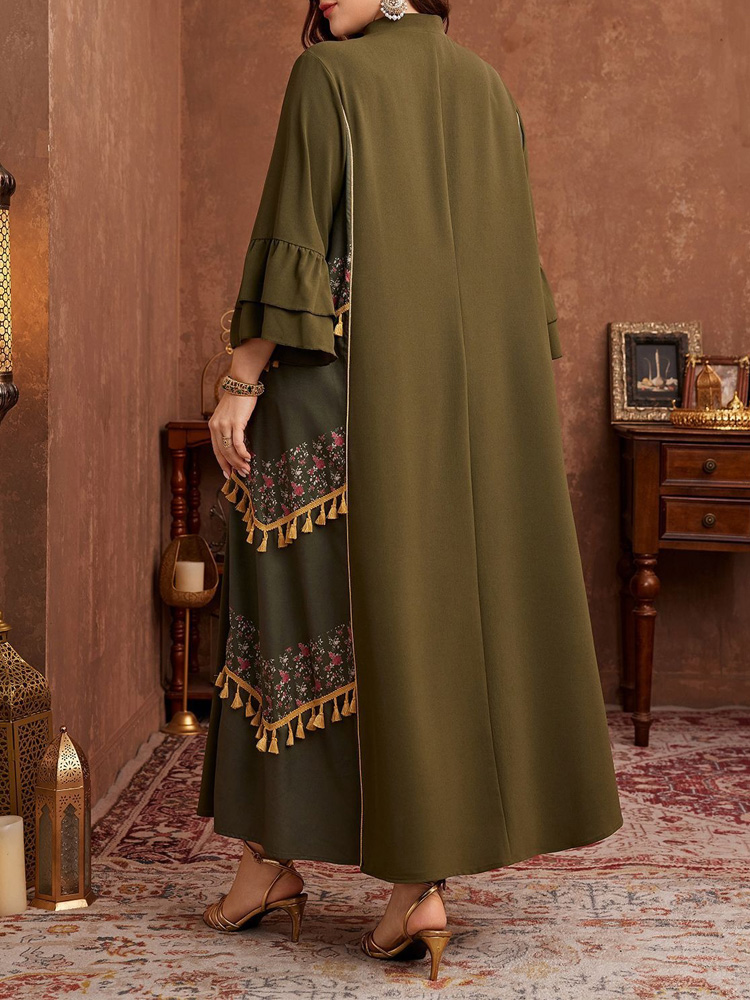 Vestido Abaya GIBSIE con Estam - Maxi Dress Boho reseña y precio